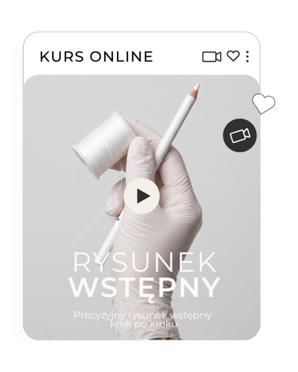 RYSUNEK WSTĘPNY W MAKIJAŻU PERMANENTNYM